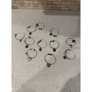 Alex and Ani Bracelet Lot of 11 Expandable‎ Charm Bracelets